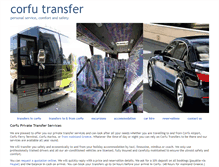 Tablet Screenshot of corfutransfer.com